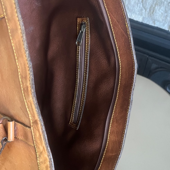 Large Eddie Bauer Tote Retro All Leather - Picture 4 of 16